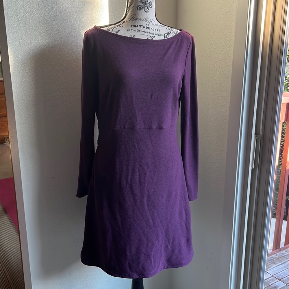 TOAD&CO long sleeves purple dress M